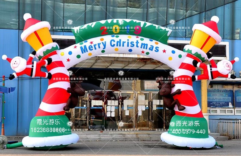 江津圣诞活动拱门